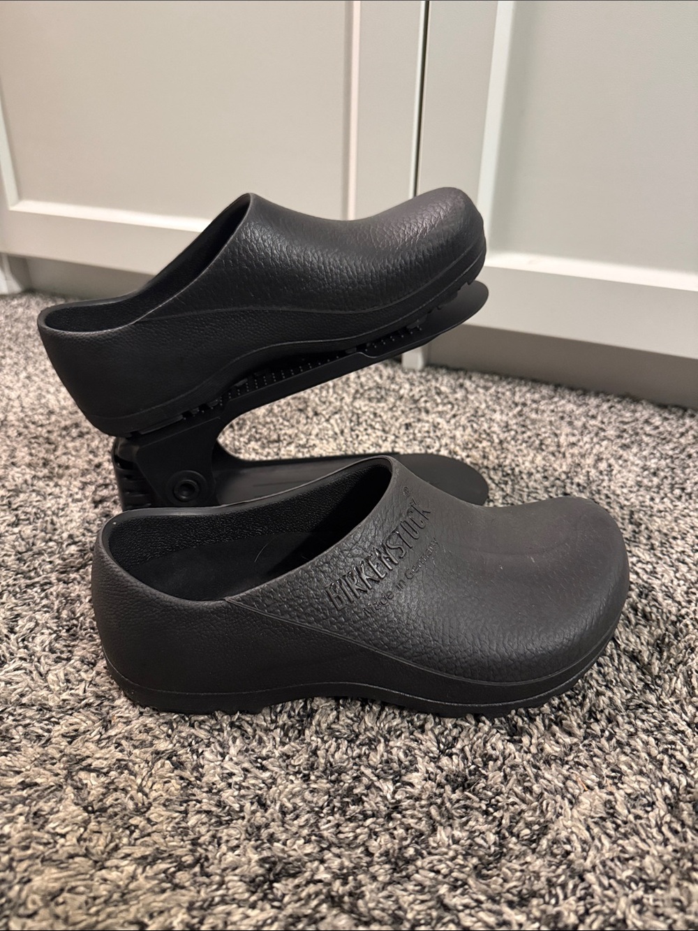 Birkenstock Super-Birki Black Work Clogs Women’s 7-7.5 EU 38
